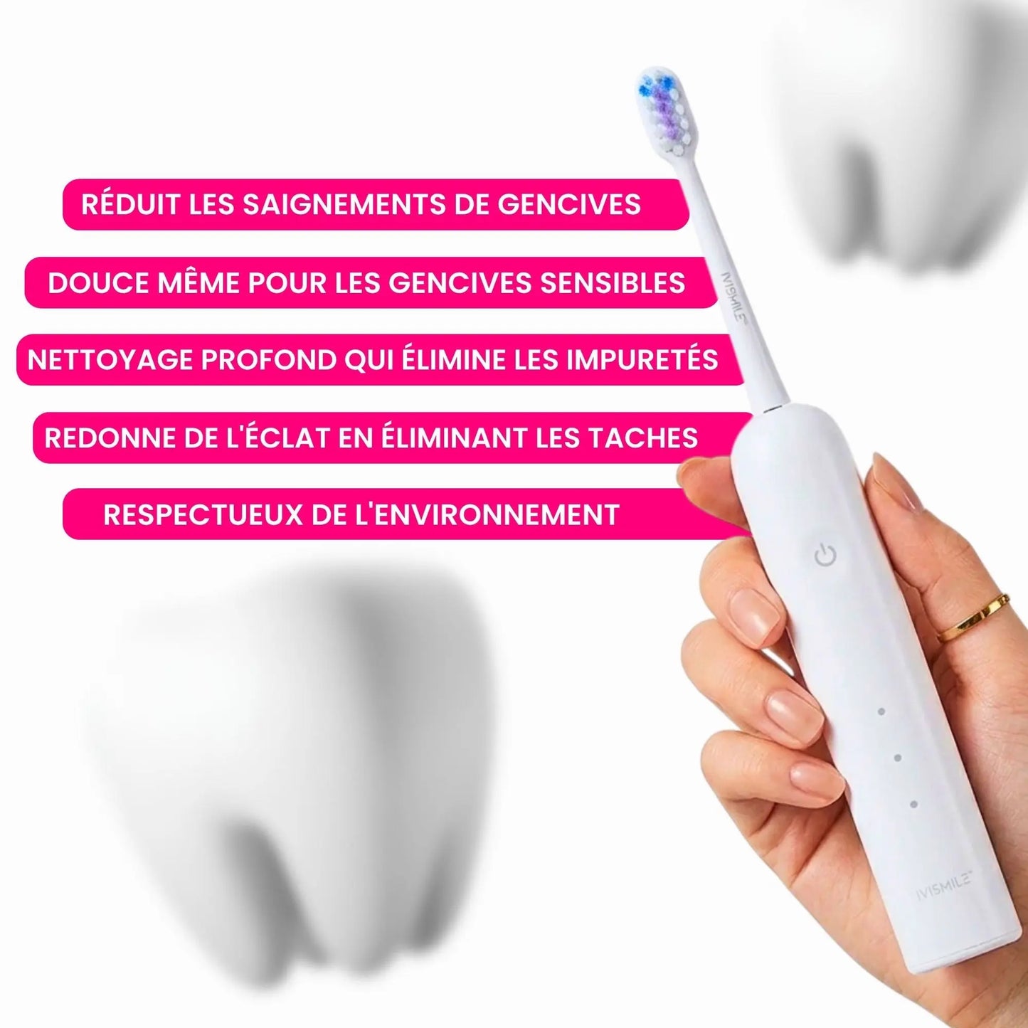 Brosse à Dents Électrique Sonique IVI Smile